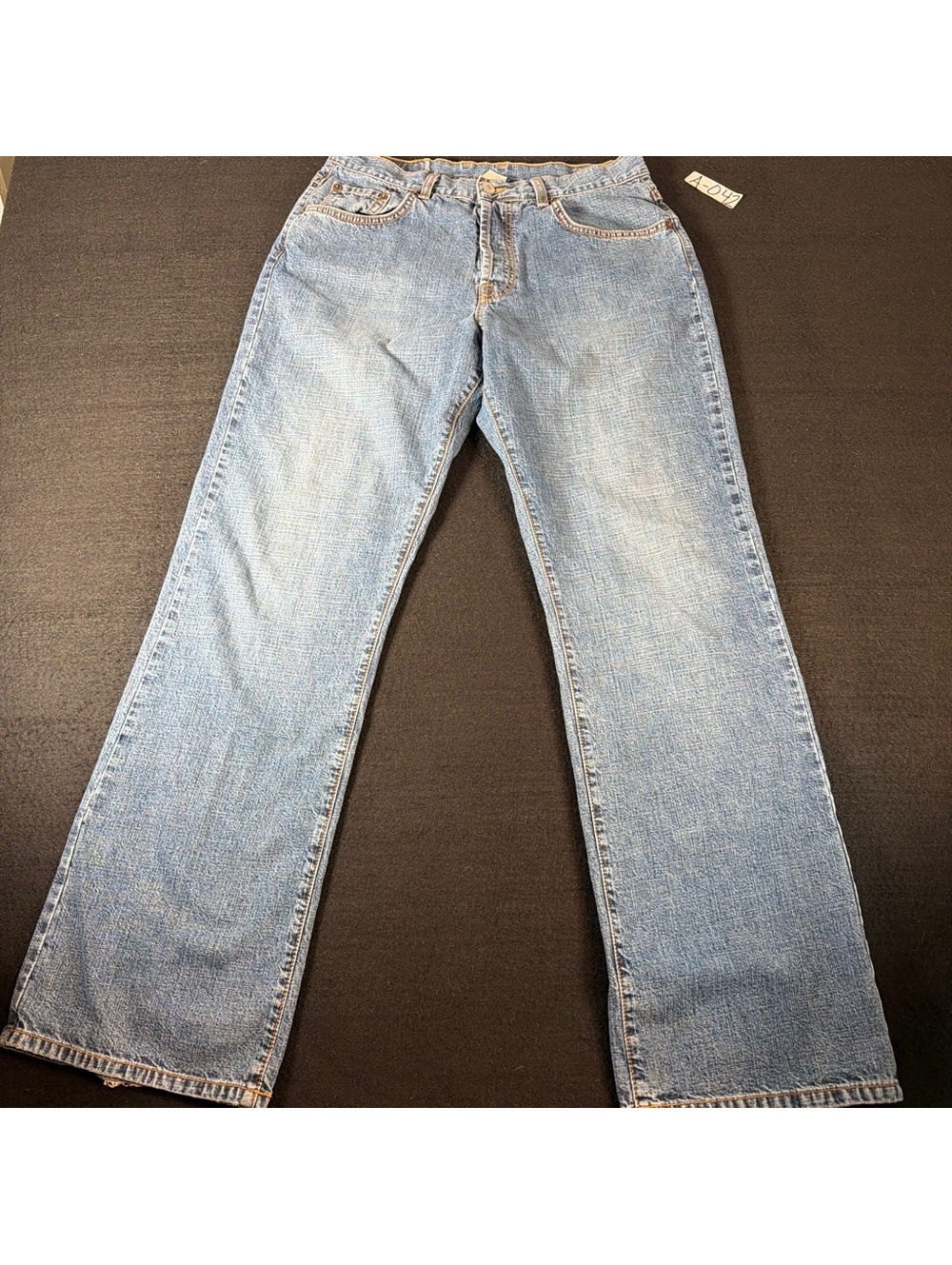 Vintage Lucky Brand Dungarees Jeans Womens 10 30 Made USA Button Fly Y2K
